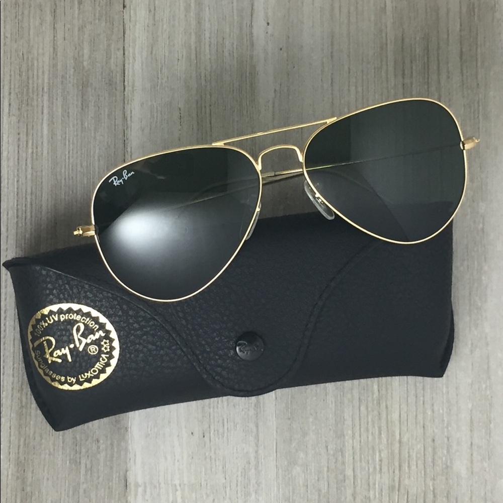 Ray Ban Aviator Sunglasses RB3025/Green